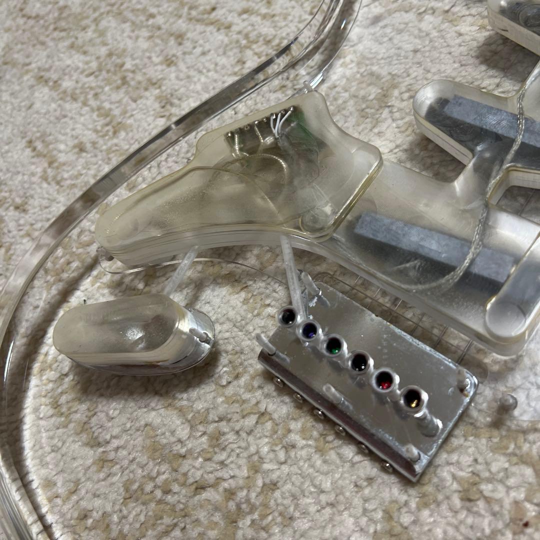 Barclay アクリル ボディ エレキギター ジャンク