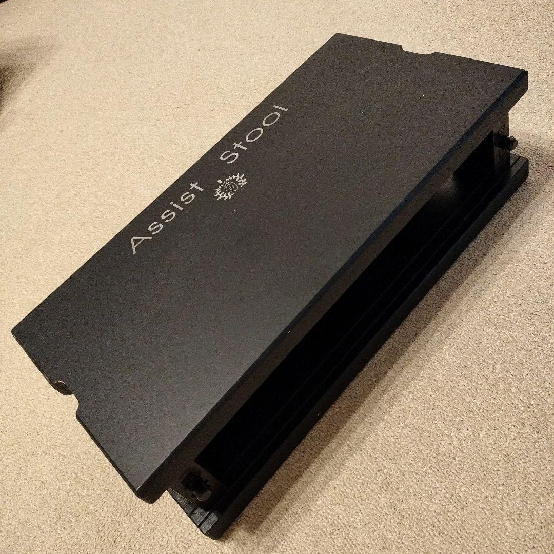 Assist Stool 黒　ピアノ　足台 黒