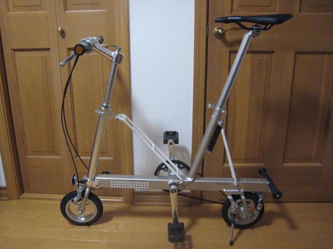 【程度良】キャリーミー(Carry me) ８インチ折りたたみ自転車 シルバー