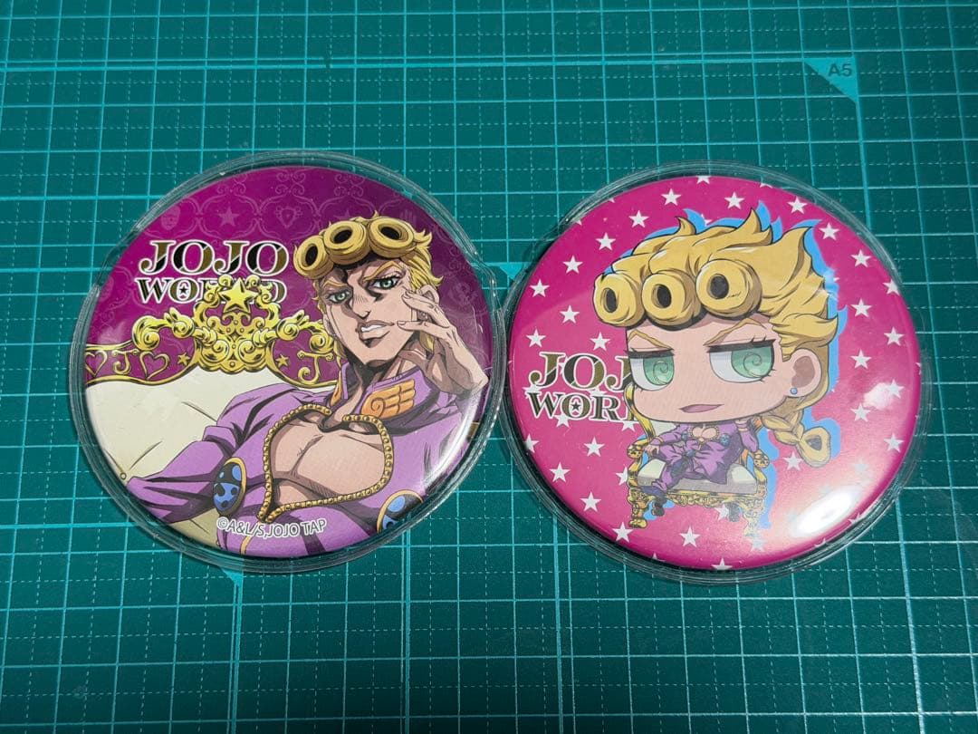 ジョルノ 缶バッジ 2点セット - メルカリ