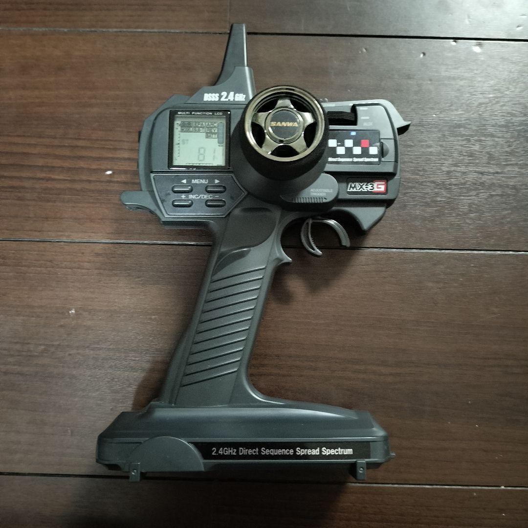 タミヤ TT01 シャーシ、サンワ MX-3G プロポ セット