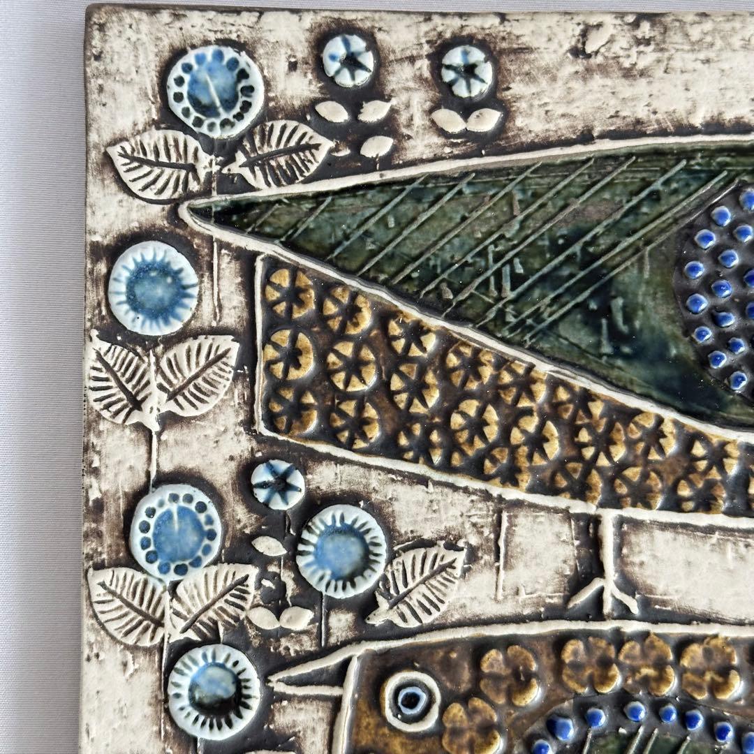 リサ・ラーソン　陶板　鳥 ヴィンテージ