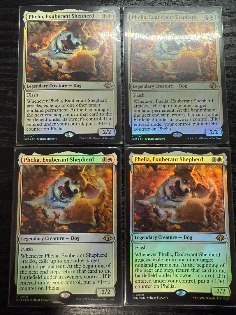 溌剌の牧羊犬、フィリア 英語版foil 4枚セット - メルカリ