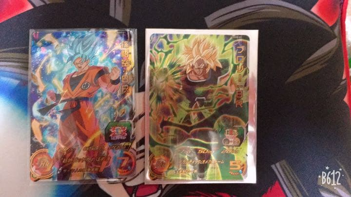 ドラゴンボール一番くじラストワン賞色紙、SDBH赤箔仮面、黒仮面のサイヤ人