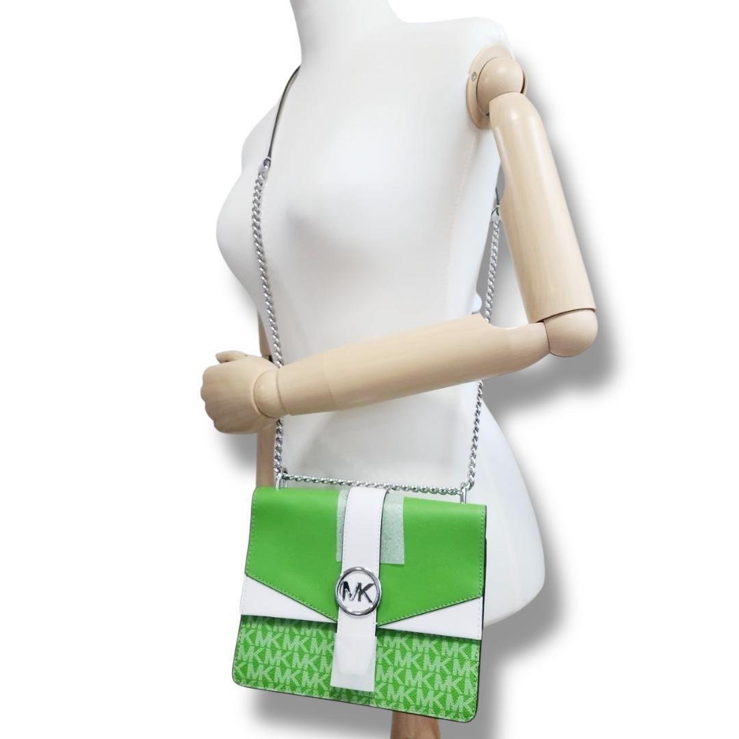 未使用 マイケルコース チェーンショルダーバッグ シグネチャー 新品 極美品