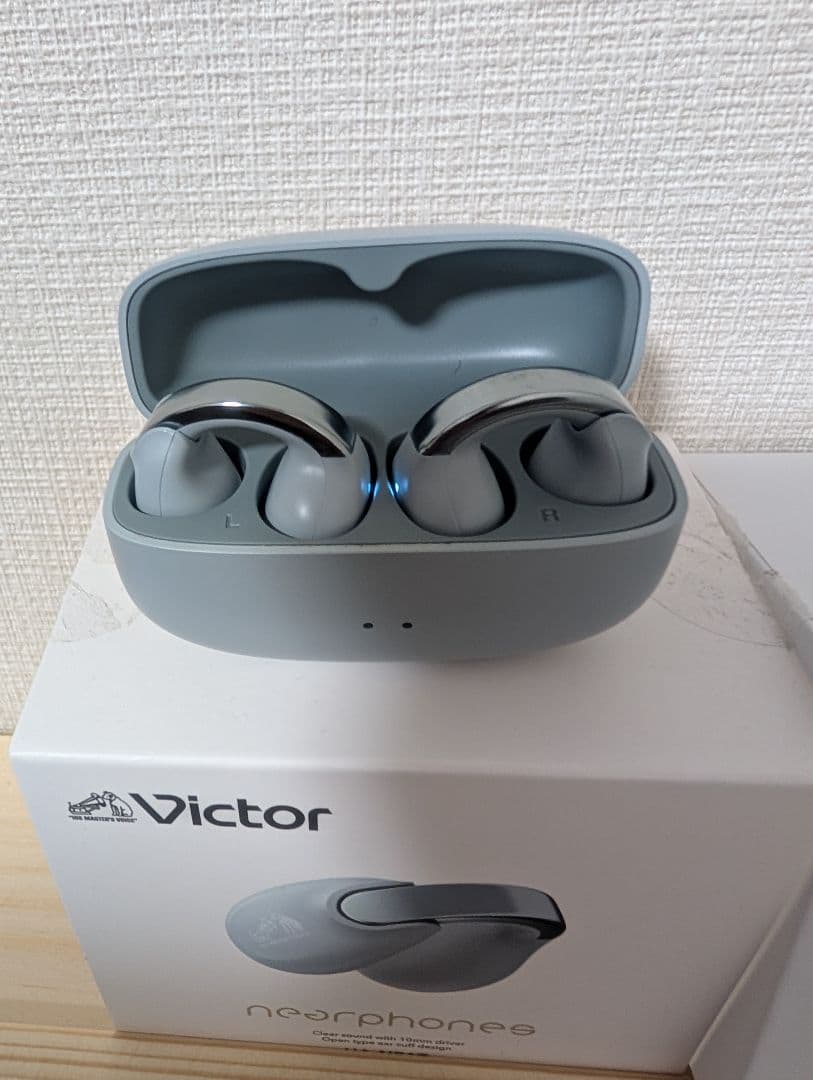 Victor nearphones HA-NP1T アイスグレー
