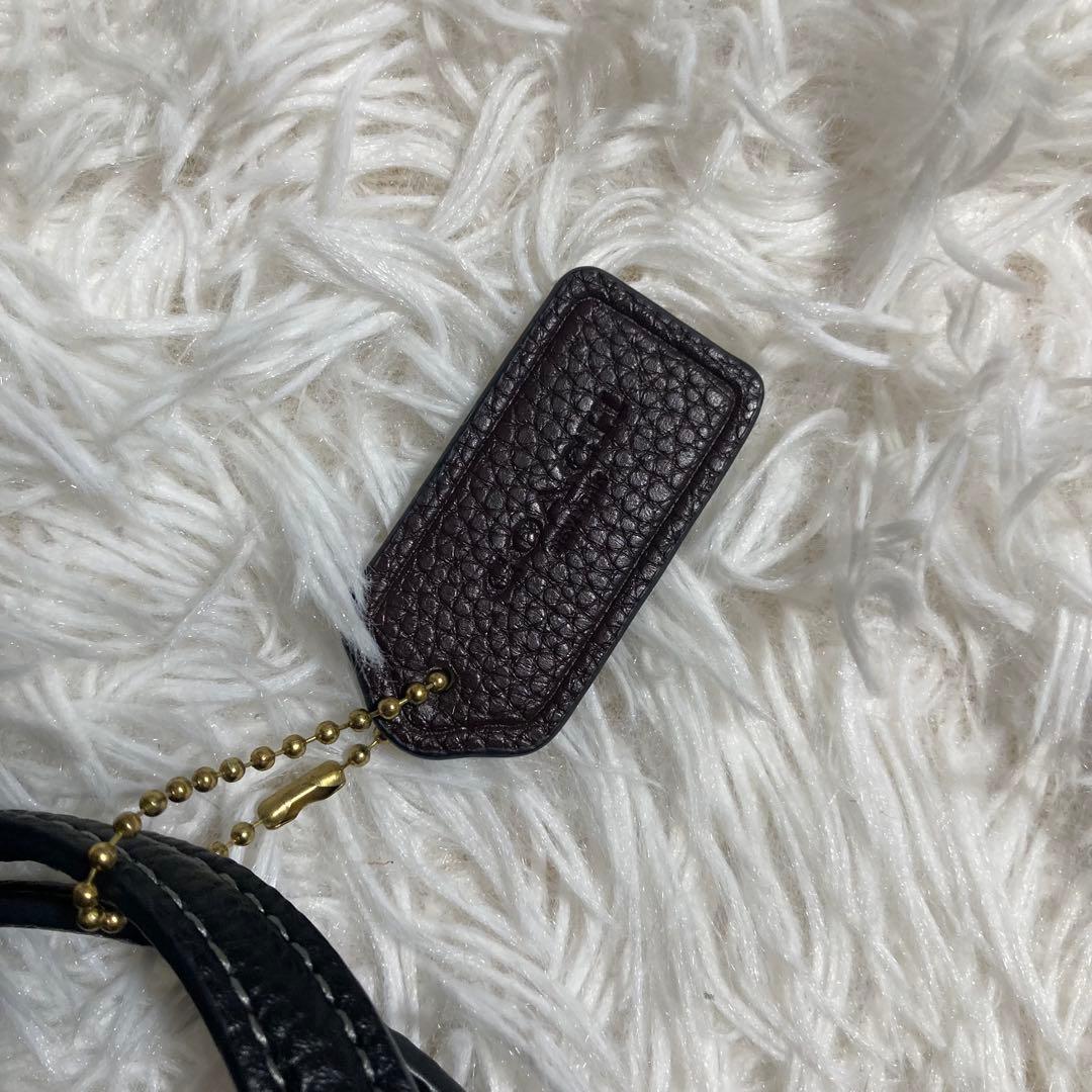 未使用級　現行　コーチ　ショルダーバッグ　ウィロウ トート バッグ 18　黒