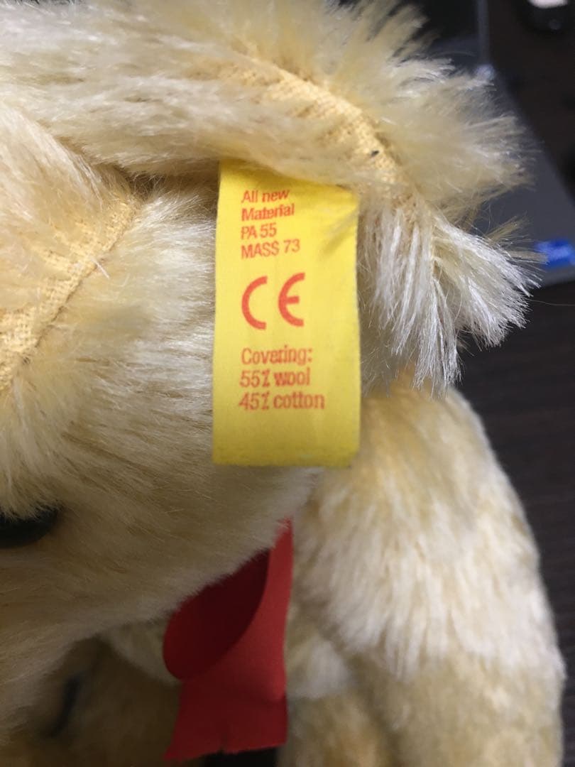 Steiff Teddy 1909 ドイツ製　ぬいぐるみ 内蔵鳴き声 シュタイフ