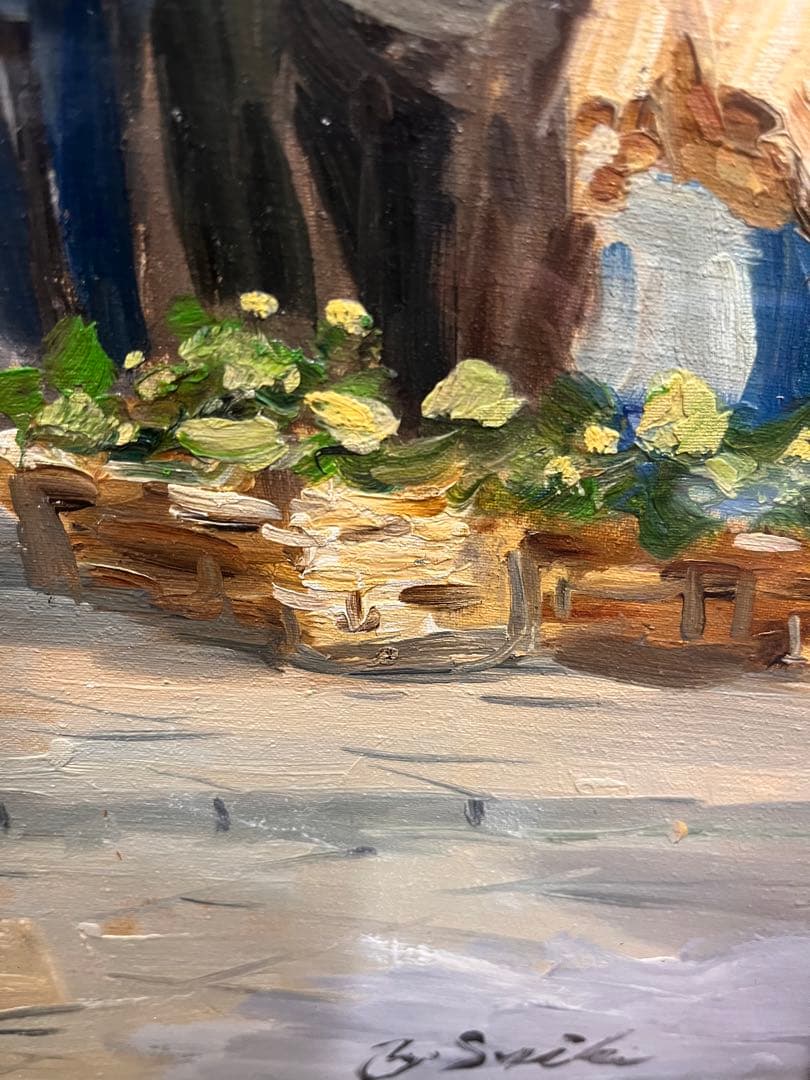 ナワシナ・クランジェフスカヤ『白い花瓶のばら』 8号 静物画 油彩