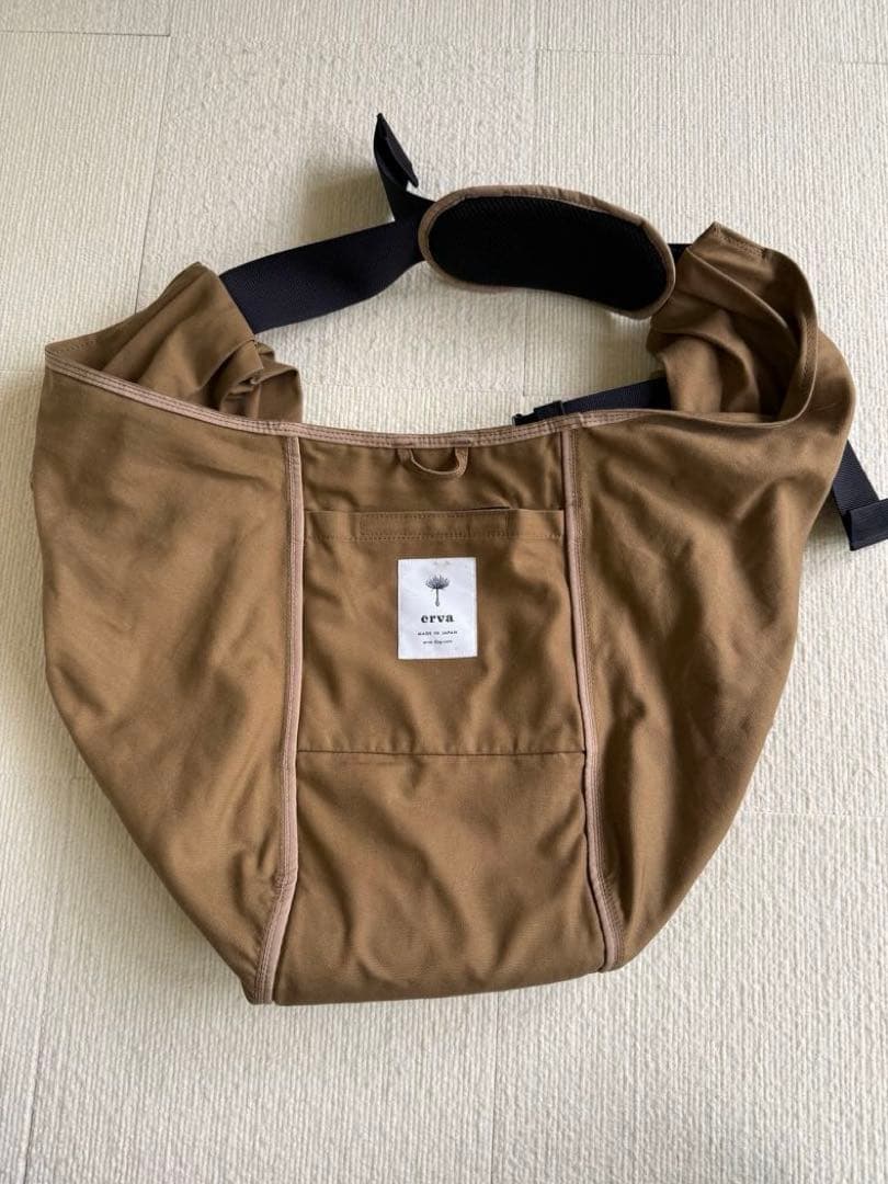 erva エルバ多機能スリングサイズ2コヨーテナノイーXで洗濯済み取説