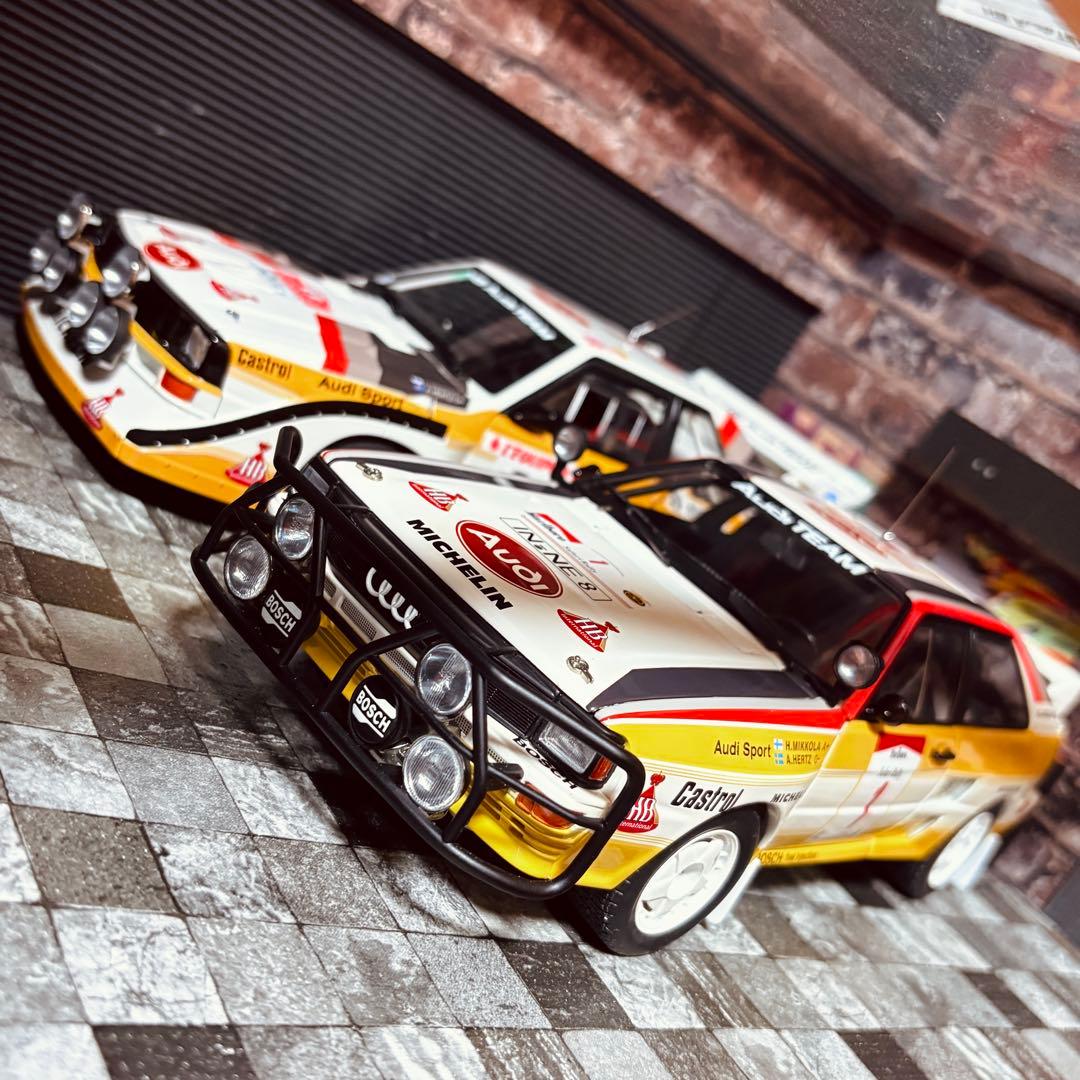 デカール加工品 1/18 AUTOart アウディ クワトロ A2 グループB