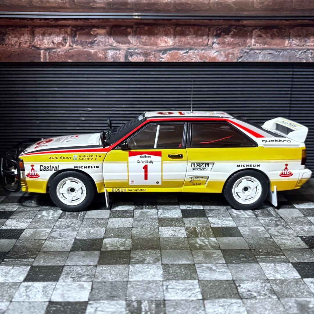 デカール加工品 1/18 AUTOart アウディ クワトロ A2 グループB