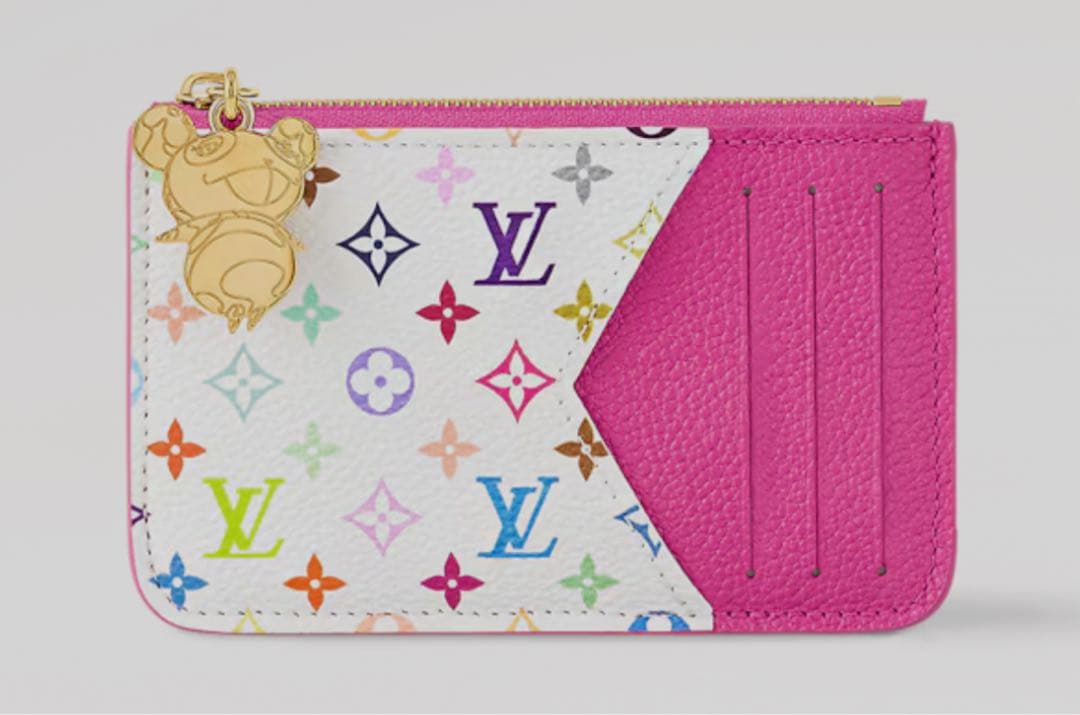 マ*！様 LV TM ポルトカルト・ロミー M14155 カワイイピンク ヴィト