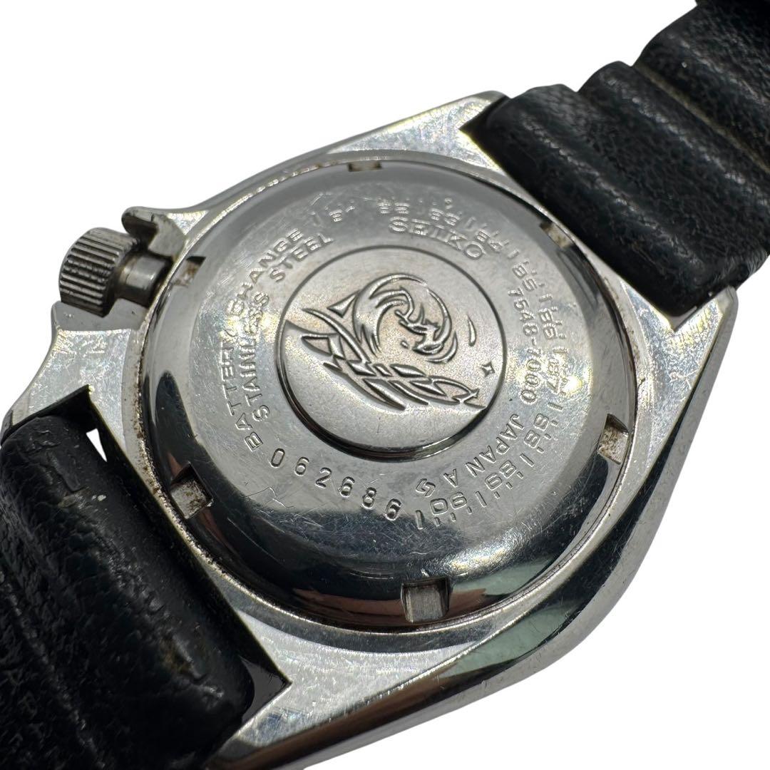 SEIKO 7548-7000 セイコー ダイバー 腕時計 ブラック文字盤