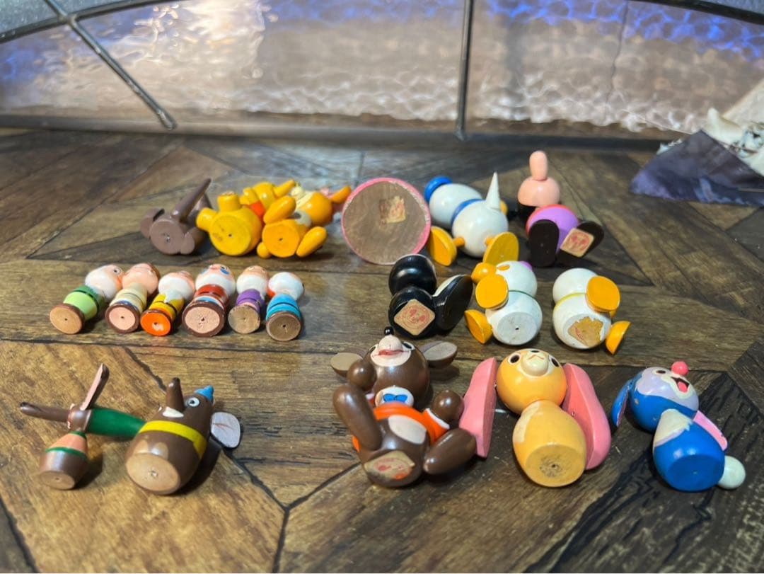 激レア 希少 ディズニー こけし セット 昭和レトロ 木製 人形