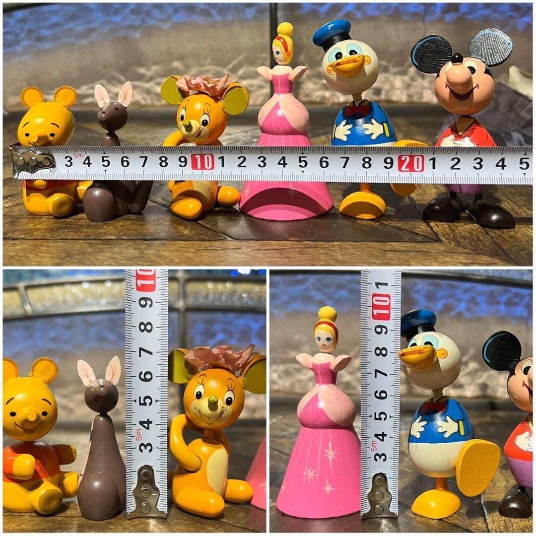 激レア 希少 ディズニー こけし セット 昭和レトロ 木製 人形