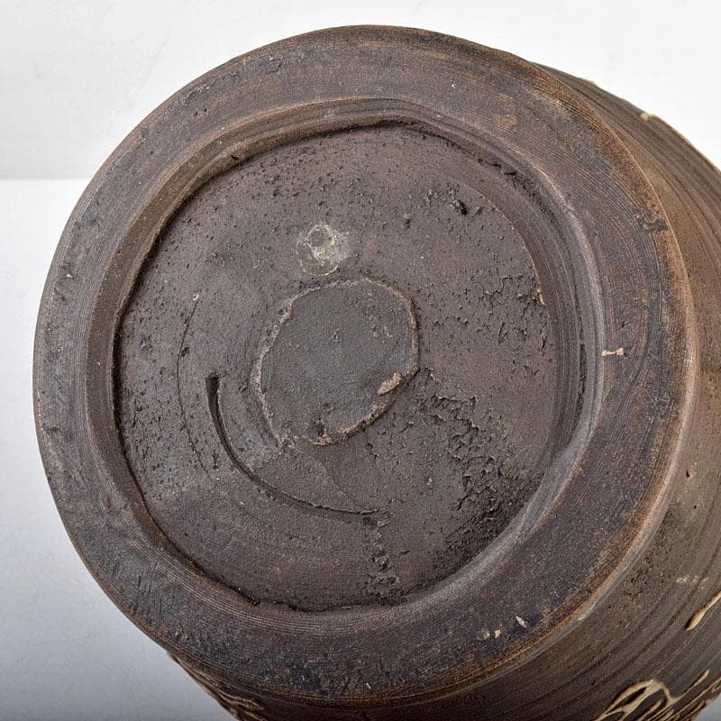 青木木米九々鱗漢詩文壷時代箱付MR4603B