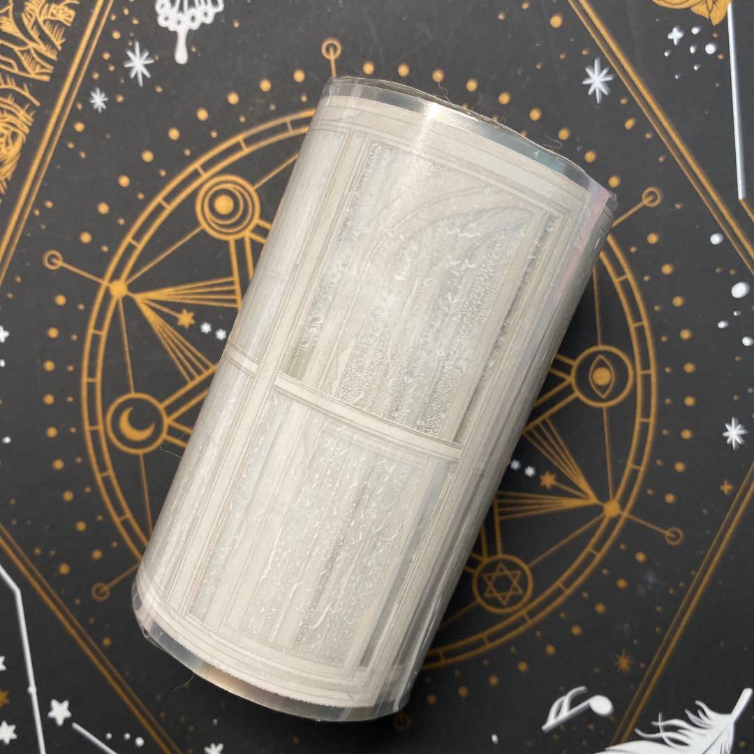 B1】海外 10m巻 PET/貝殻光マスキングテープ 背景系/装飾系/動物系