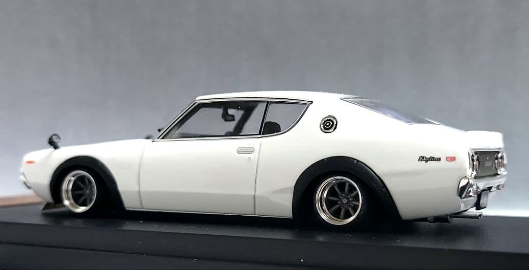 よーよ1/43　スカイライン改　ケンメリ2Dr　ワタナベ　アルミ製　深リム