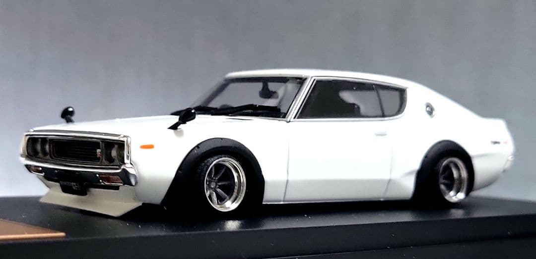 よーよ1/43　スカイライン改　ケンメリ2Dr　ワタナベ　アルミ製　深リム