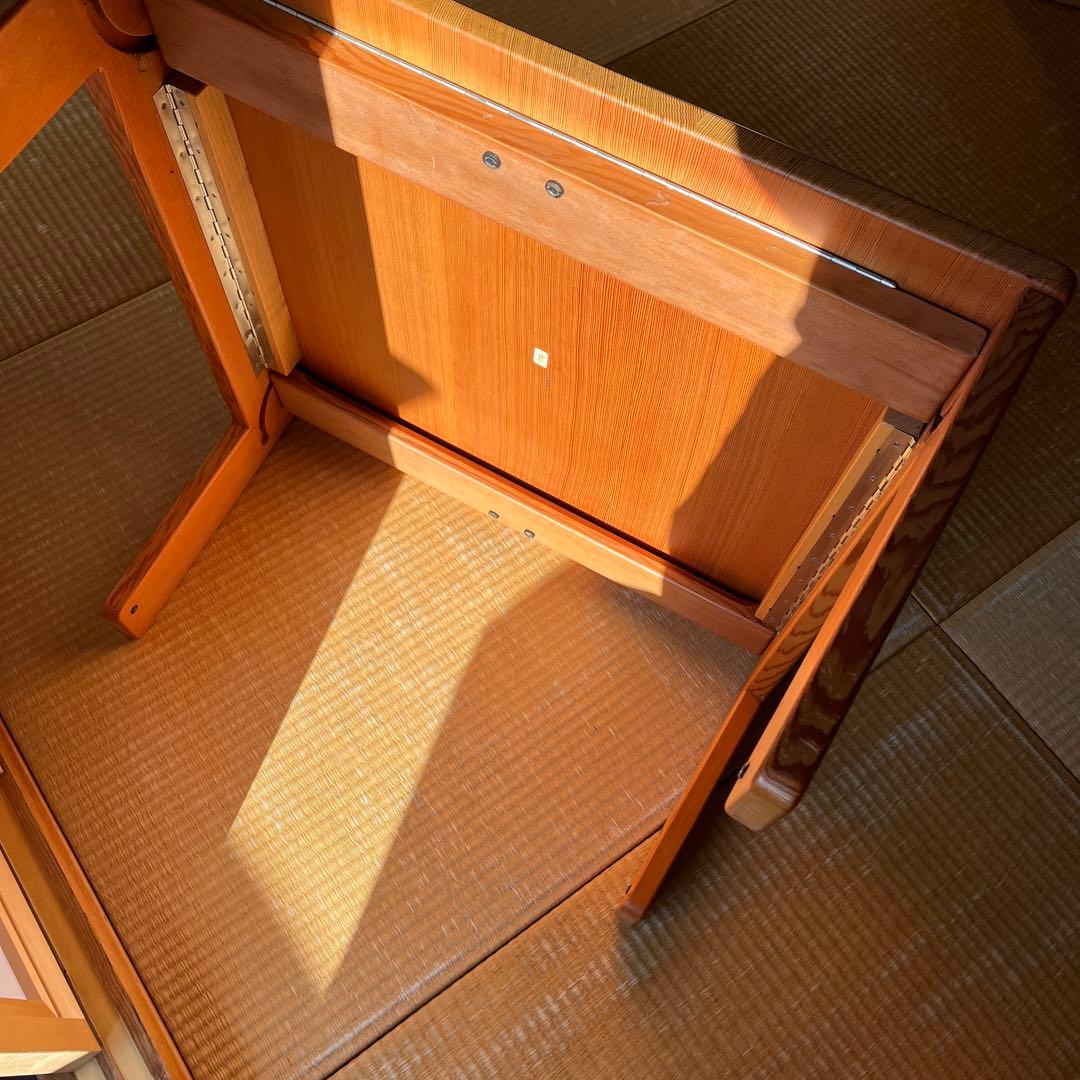 たためるサイドテーブル 設計工房MandM 米松 木