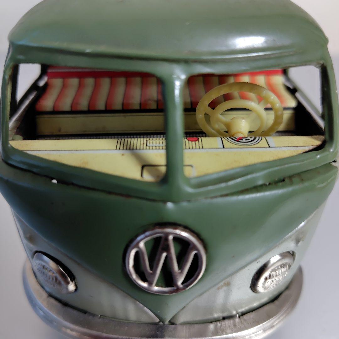 当時物　バンダイ　ブリキ　フォルクスワーゲンタイプ2