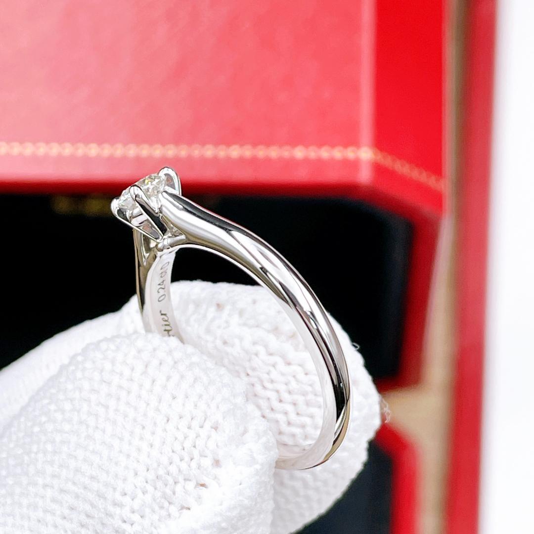 ◇カルティエ◇新品仕上済 1837 ソリテール ダイヤ リング 0.24C PT
