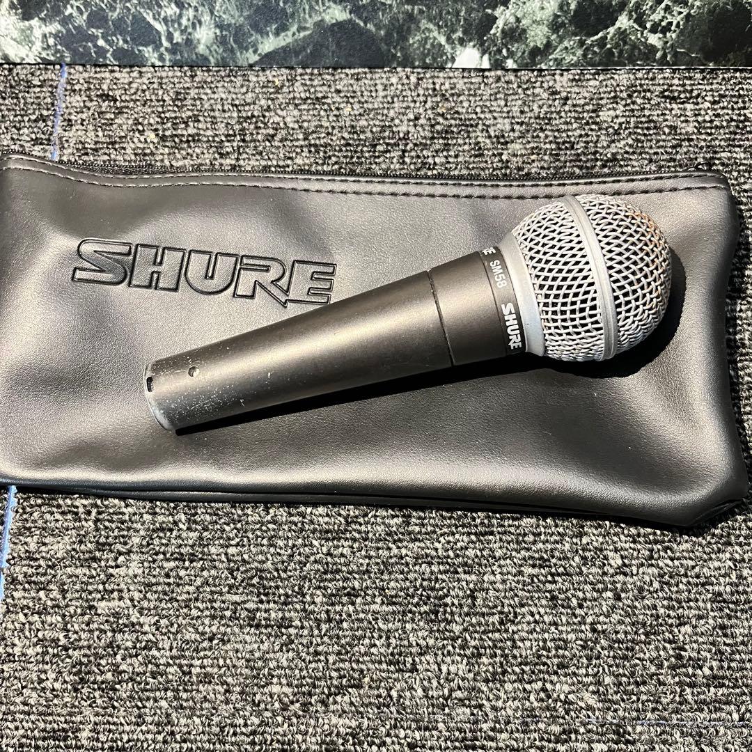 【11114】 SHURE sm58 ゴパチ ゴッパー ダイナミックマイク2本