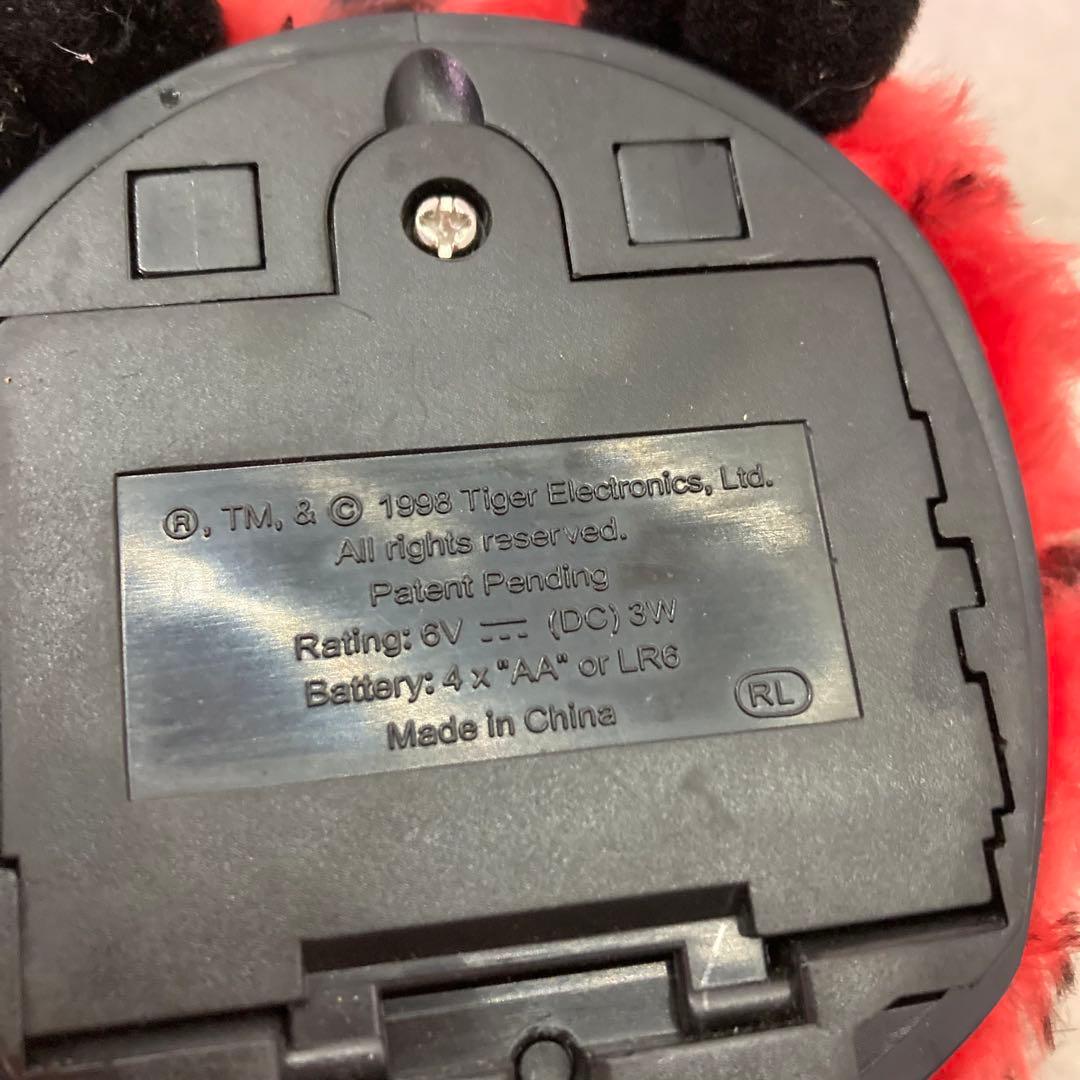 TOMY　トミー　初代ファービー 1999年 ブルー×ブラック　レッド×ブラック