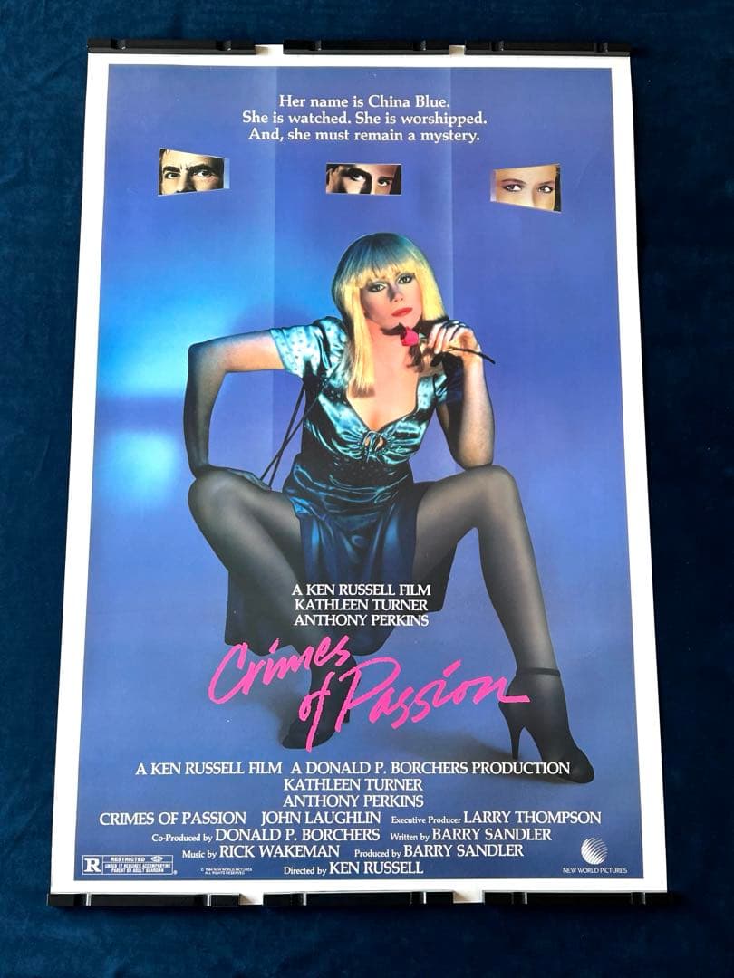 クライム・オブ・パッション　USオリジナル映画ポスター