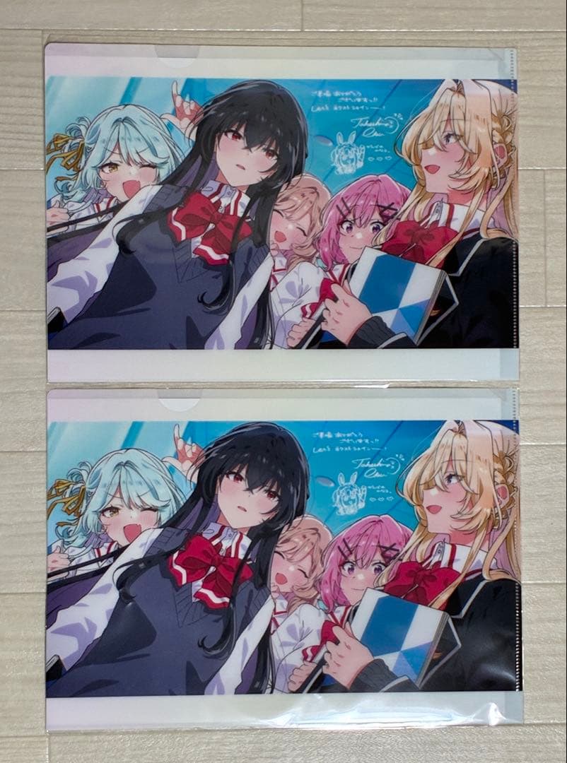 セーラームーンカフェ オーロラクリアファイル 5種