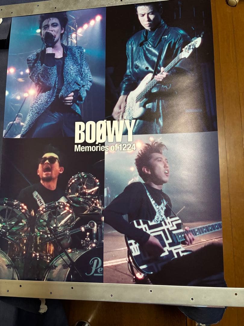 BOOWY Memories of 1224 A2非売品ポスター BOØWY - メルカリ