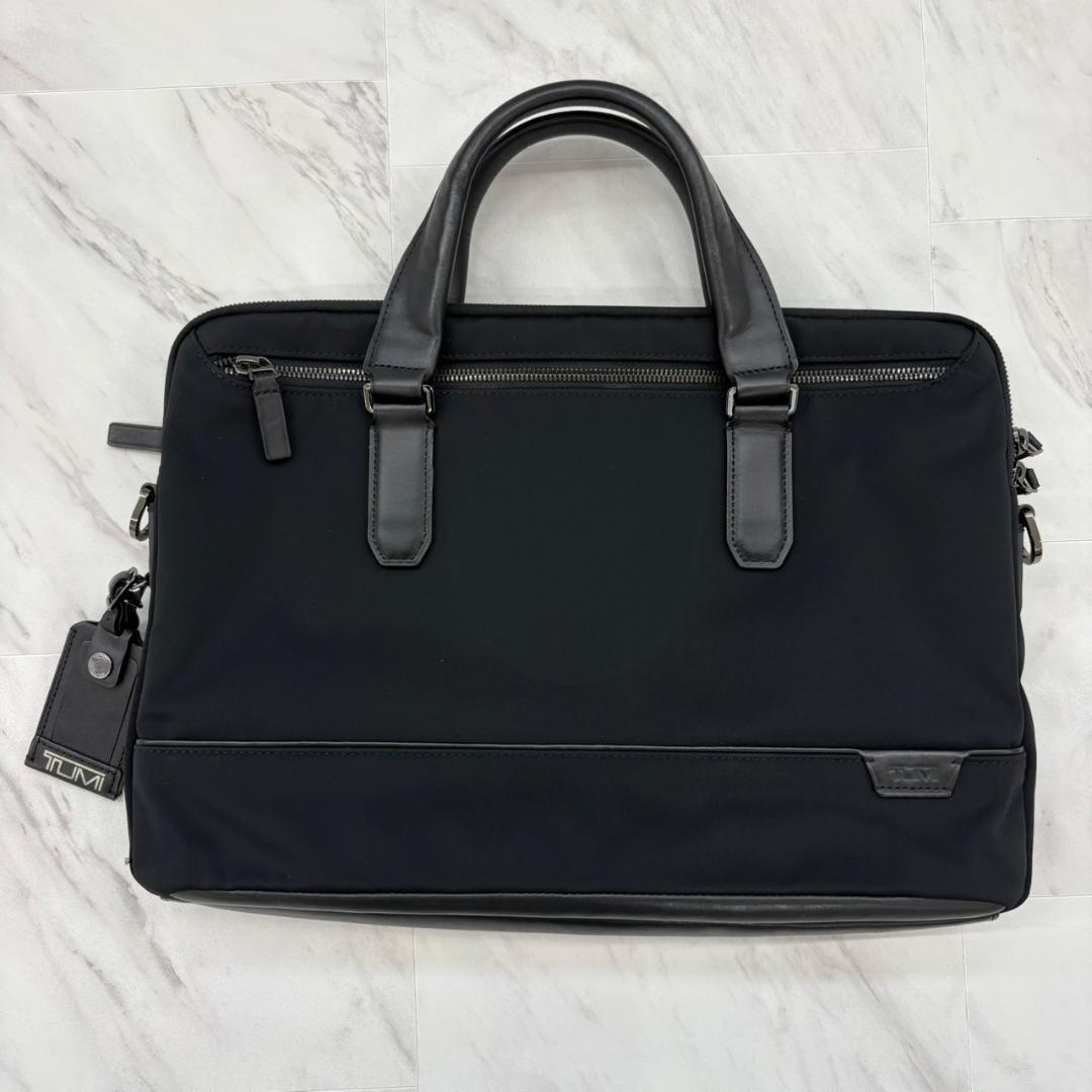 TUMI ビジネスバッグ Harrison シカモア スリム 極美品