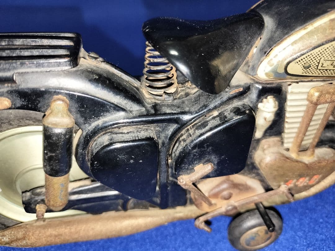 ブリキの玩具　萬代屋　カワサキメグロ　MEGURO　バイク　オートバイ　箱無