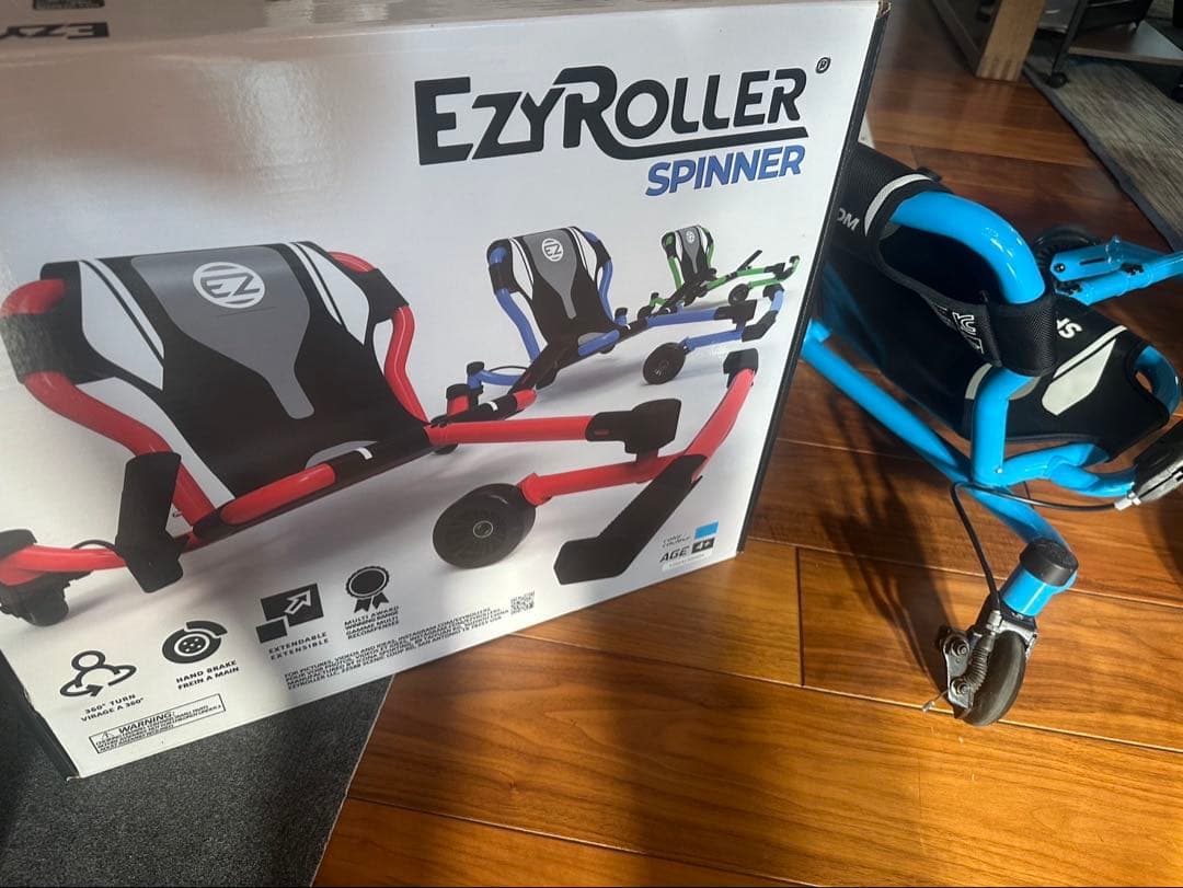 EzyRoller イージーローラー クラシック ブルー イージーローラー クラシック ハンドブレーキ付き 三輪車 EzyRoller