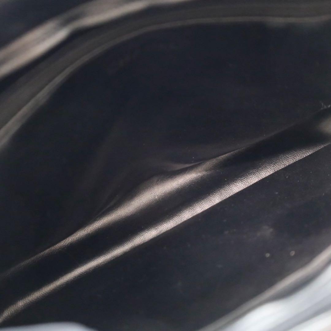 シャネル マトラッセ チェーンショルダーバッグ ラムスキン ブラック