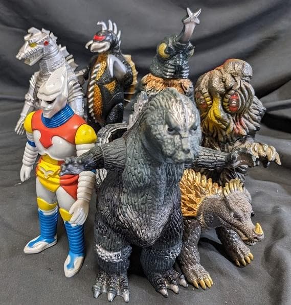 ゴジラソフビフィギュアまとめ売り7体