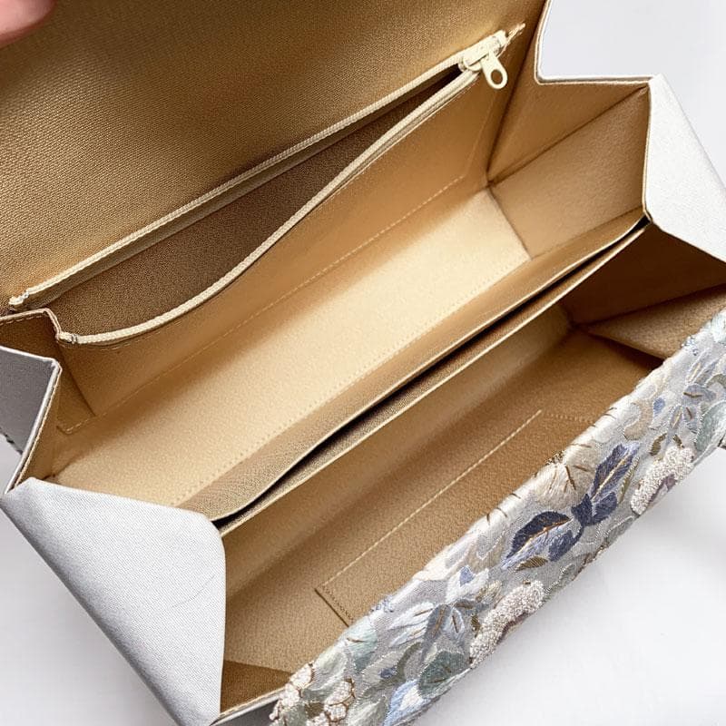 508mg3◆総刺繍 高級和装バッグ 相良刺繍 蘇州刺繍◆美品