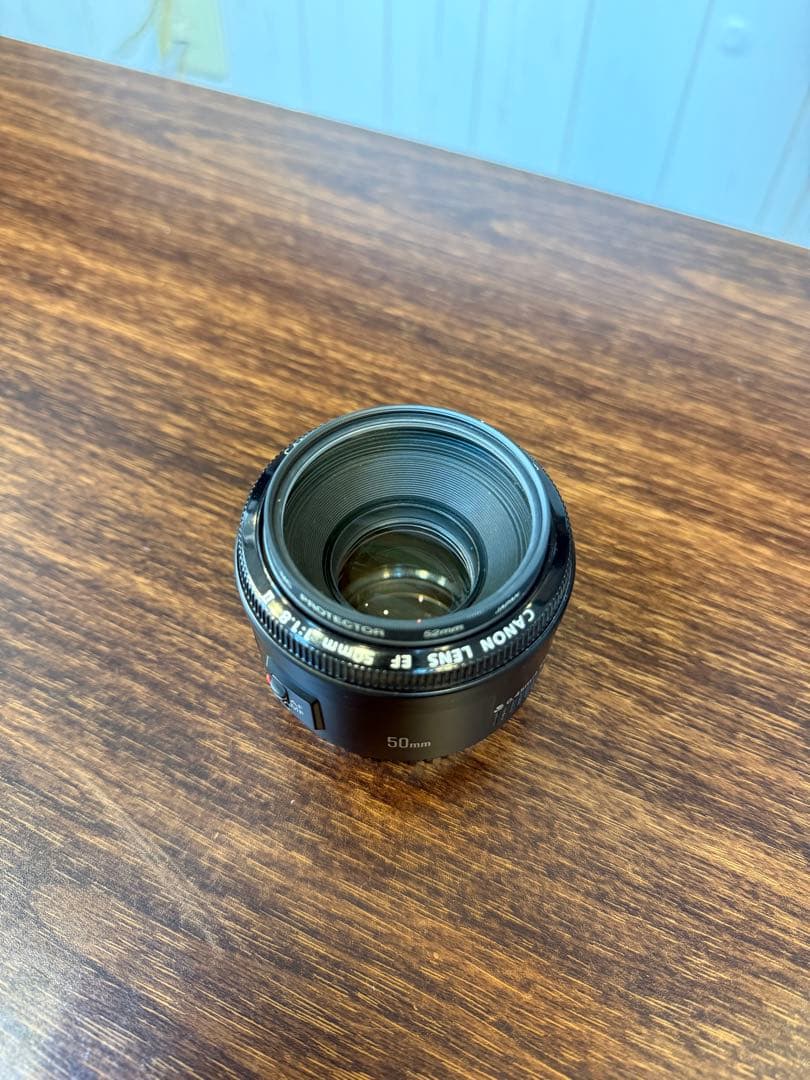 Canon 50mm 単焦点レンズ 52mmフィルター 秀逸