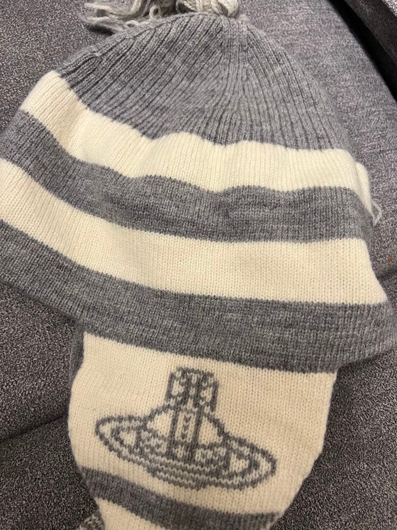 ヴィヴィアン ニット帽 グレー vivienne westwood