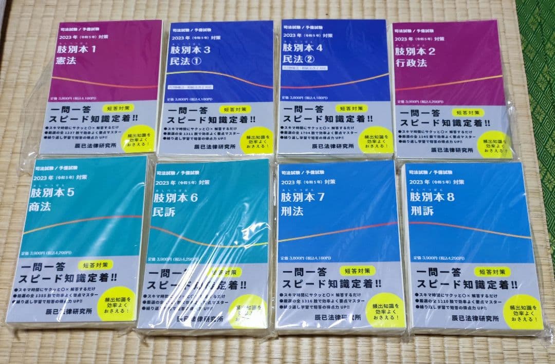 辰巳法律 【裁断済】辰巳法律研究所 司法試験/予備試験 2023年対策 肢