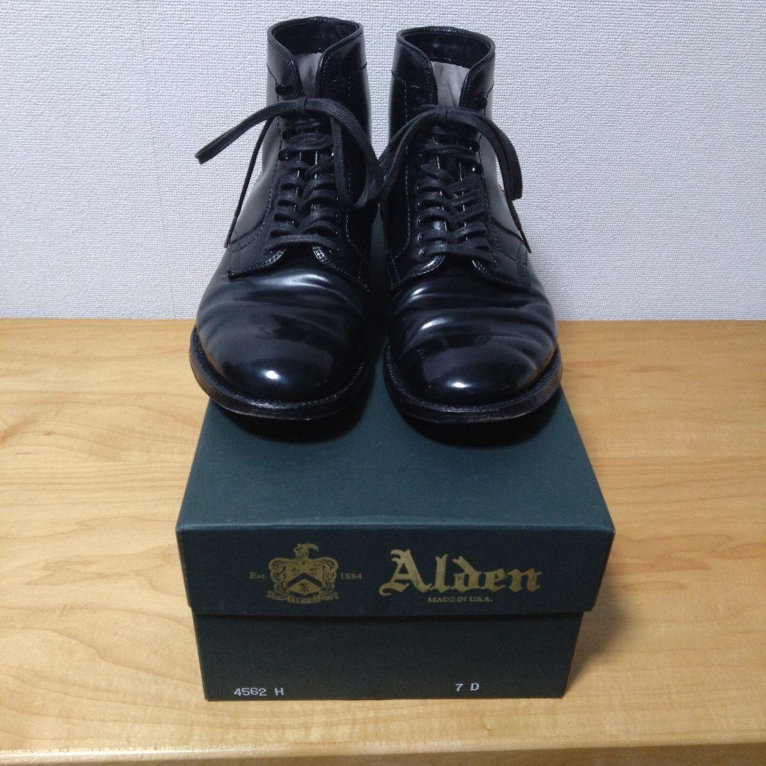 Alden 4562 H コードバンブラック 7 D25センチ相当