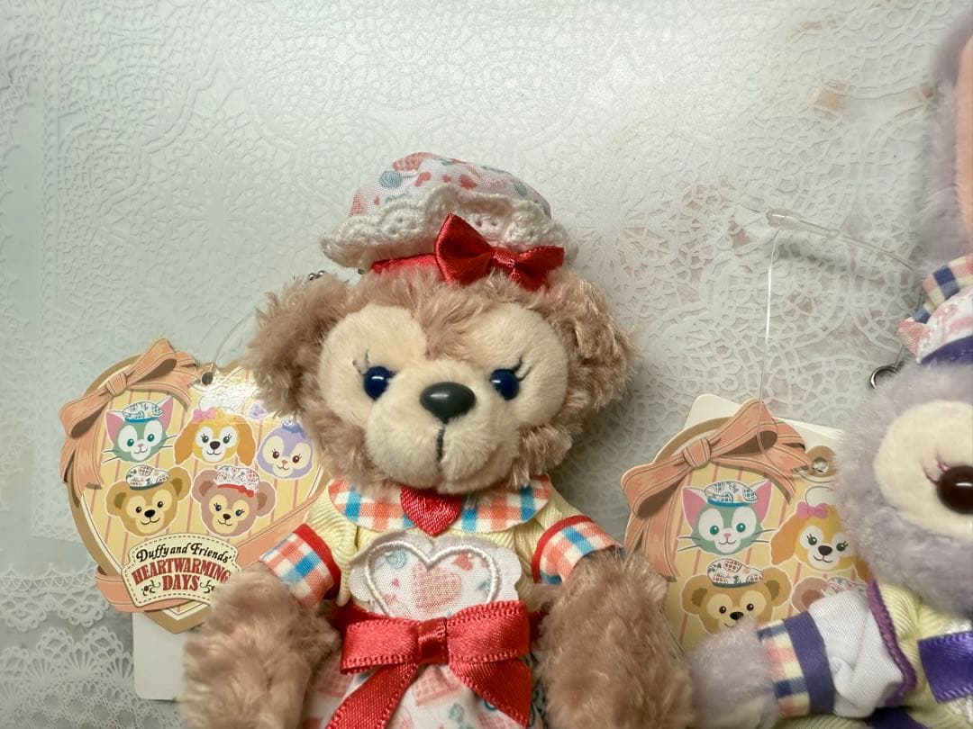 ステラルー ぬいぐるみバッジ ハートウォーミングデイズ ホワイト