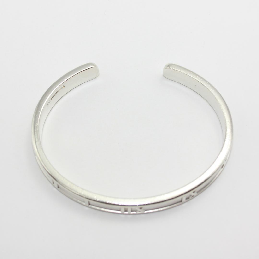 美品 Tiffany&Co. ティファニー アトラス シルバー バングル 925