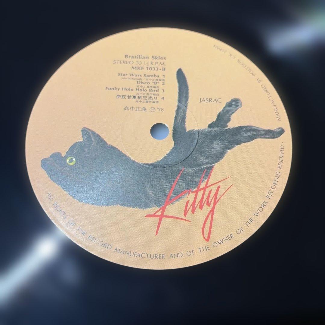 [レコード オリジナル] ブラジリアンスカイズ 高中正義 LP