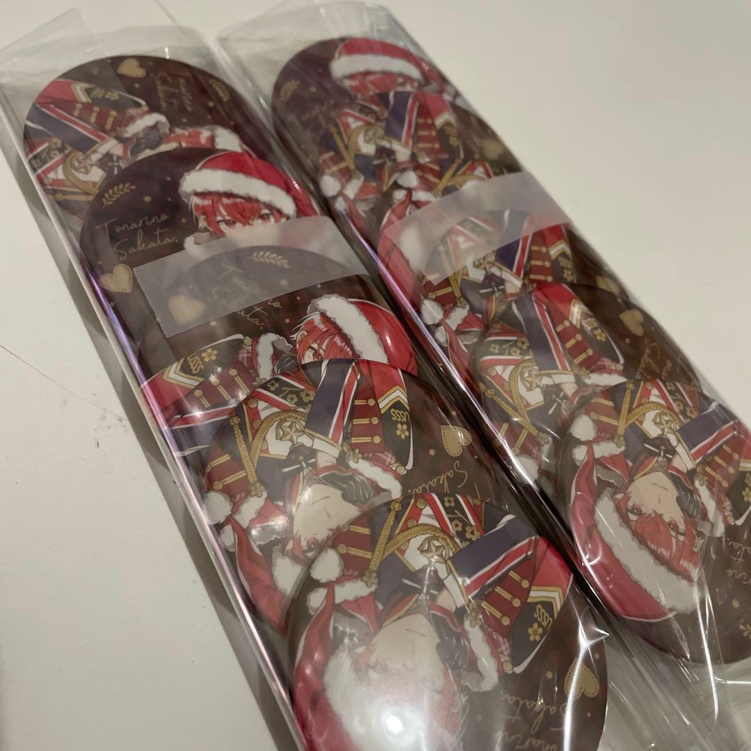 Y91.浦島坂田船 となりの坂田 缶バッジ 2020 クリスマス サンタ 等身