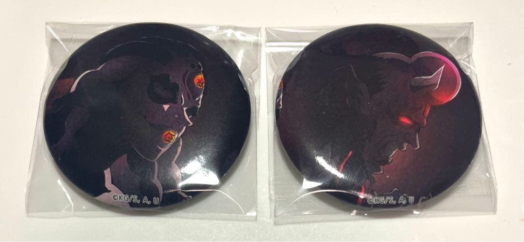 鬼滅の刃 ufotable上弦集結 缶バッジ 猗窩座 半天狗16点