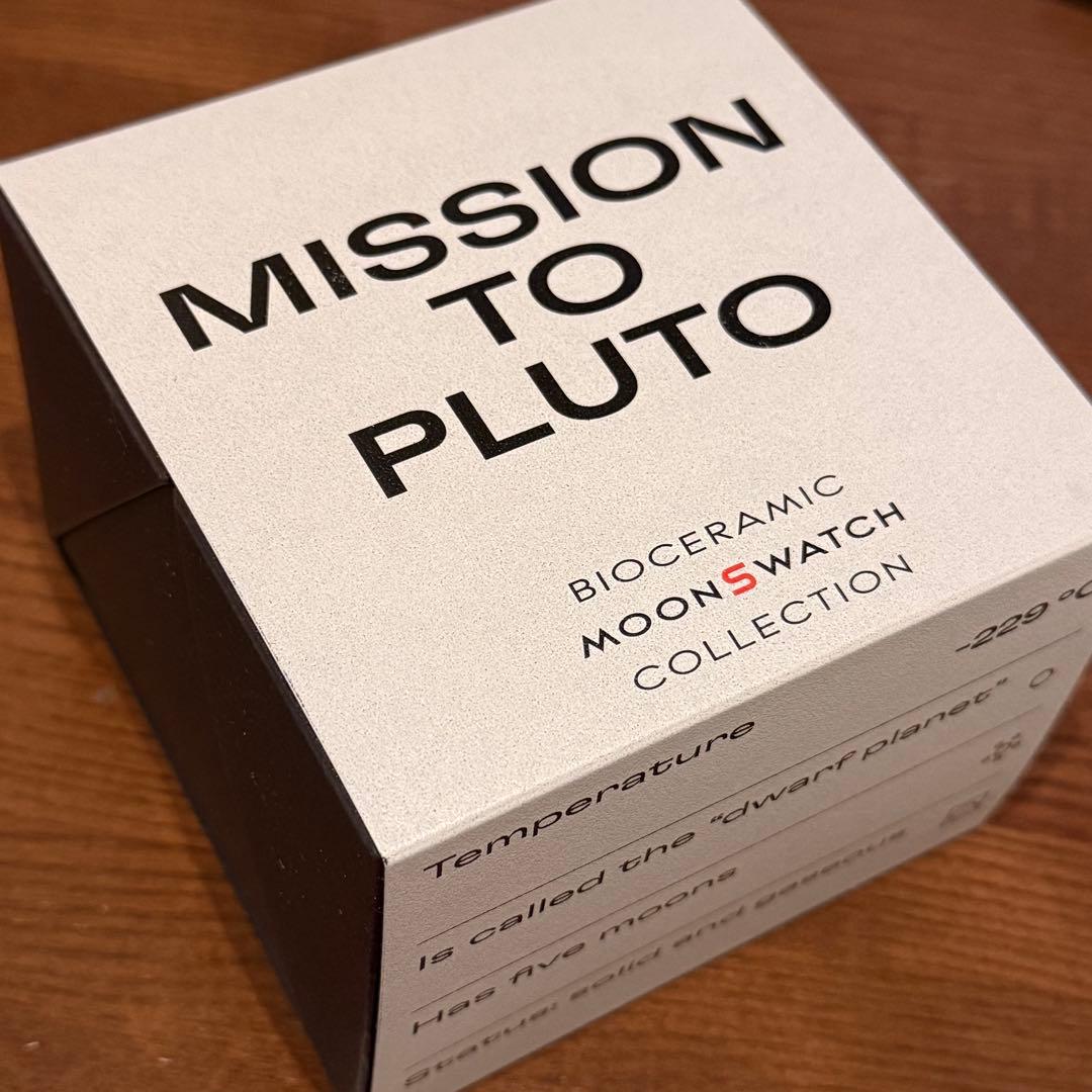 北*誉様 【中古】OMEGA オメガ Swatch MISSION TO PLU