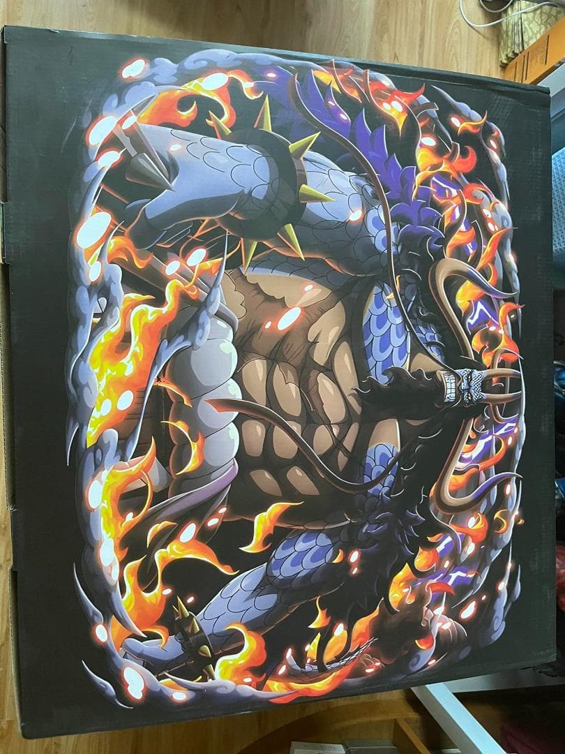 ワンピース 百獣のカイドウ 人獣型 フィギュア ガレージキット 塗装済み完成品