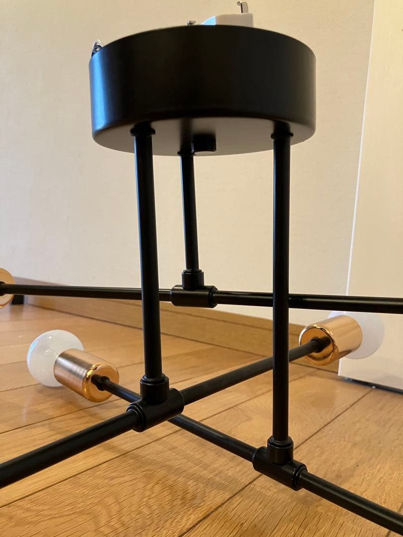 シーリングライト led 6灯 北欧 12畳　リモコン付き